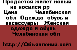 Продается жилет новый, не носился рр 42-44 › Цена ­ 350 - Челябинская обл. Одежда, обувь и аксессуары » Женская одежда и обувь   . Челябинская обл.